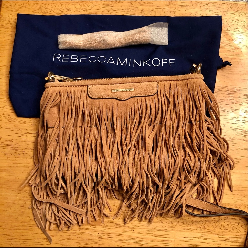 Authentic Rebecca Minkoff Finn Leather Crossbody.